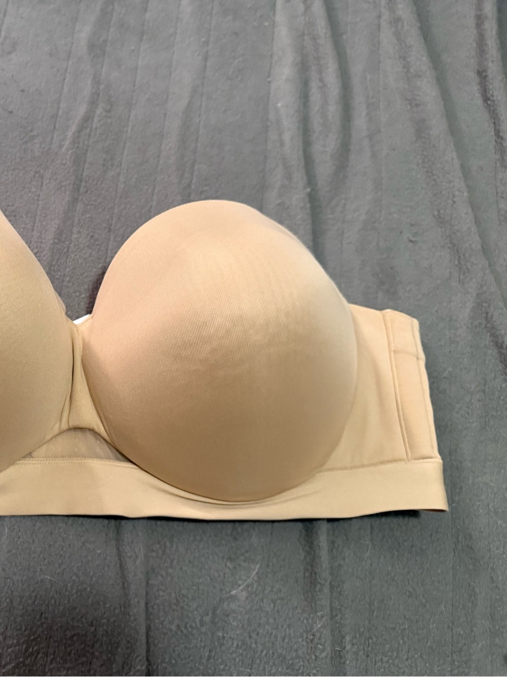 Cacique Beige Strapless Seamless T-Shirt Bra